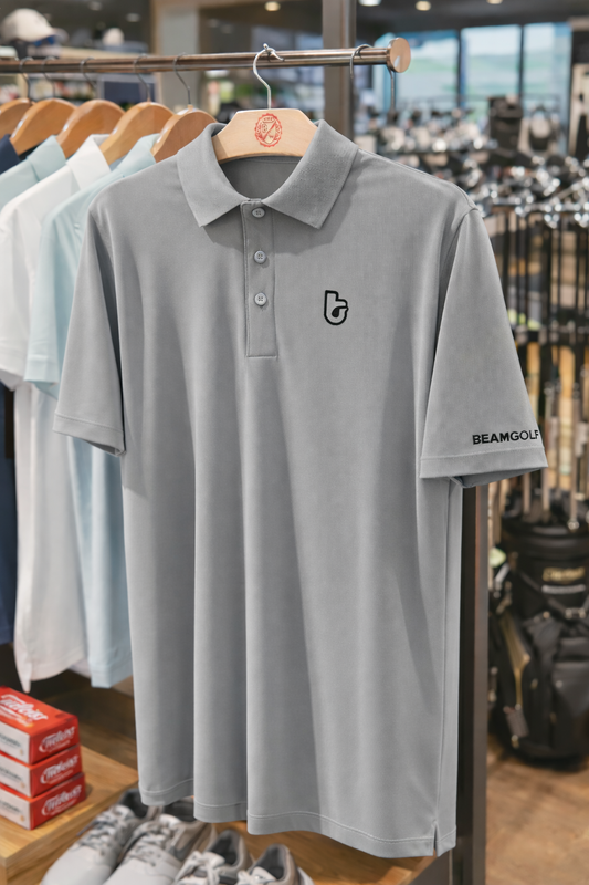 BEAMGOLF Performance Polo - Gray